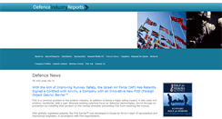 Desktop Screenshot of defenceindustryreports.com